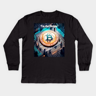 BITCOIN Kids Long Sleeve T-Shirt